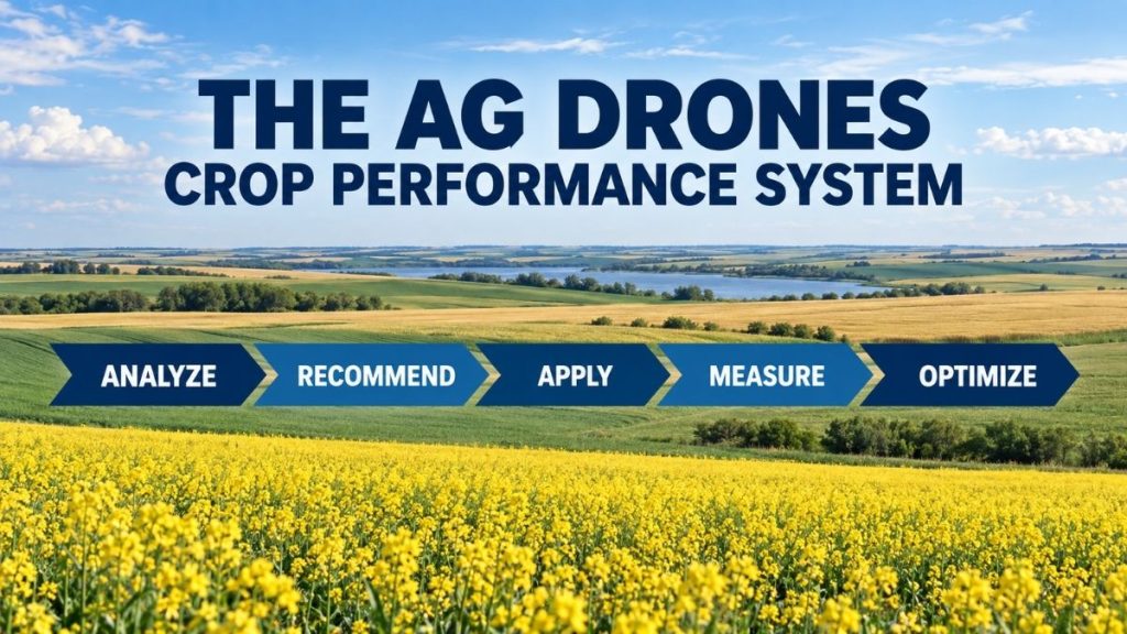 Ag Drones Crop Performance System five-step process for precision agriculture